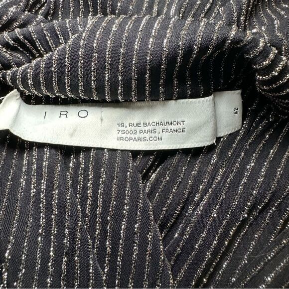 IRO Absalon Ruched Metallic Dress - Picture 10 of 10